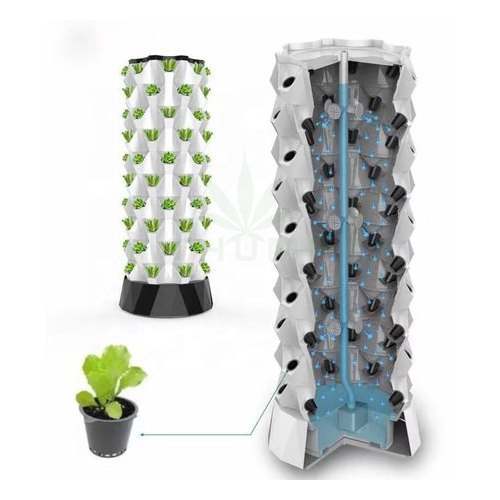 Hydroponic Pots Growing System Vertical Tower Hydroponics Soilless Device Sets 